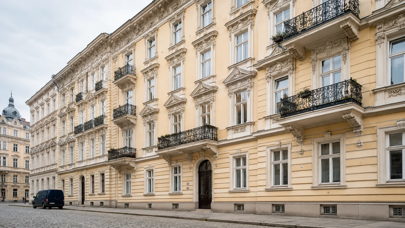 Wiener Altbau in dem RohrFrisch tätig ist